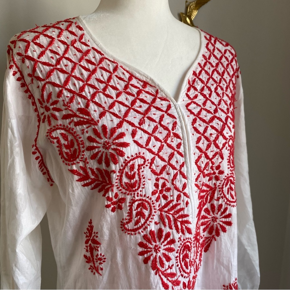 Embroidered Cotton Dress